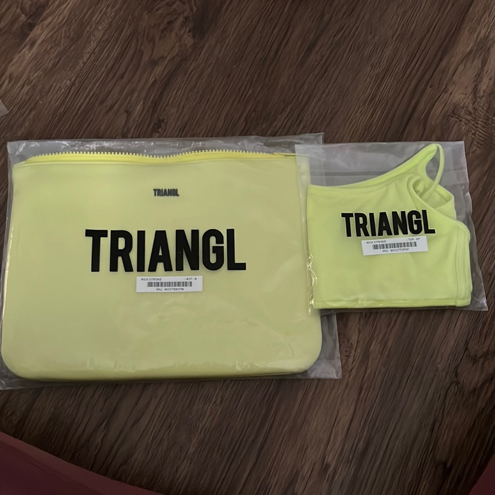 citrone mica triangl bikini